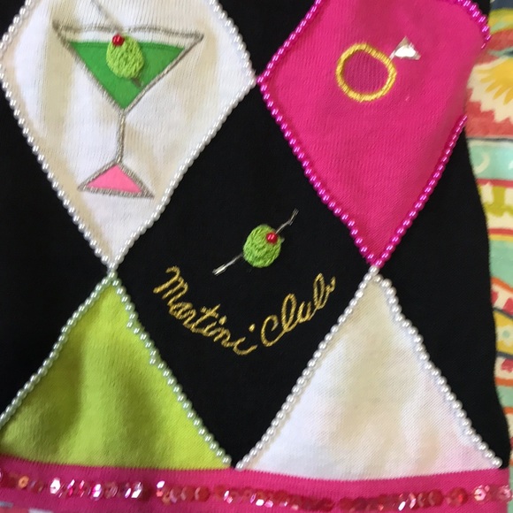 Too much fun martini club cardigan - Picture 15 of 15